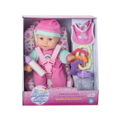 Muñeca 30.5 cm. con Maxi Cosi y Accesorios