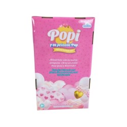 Muñeca Popi de 25 cm. con Refresco Rosa