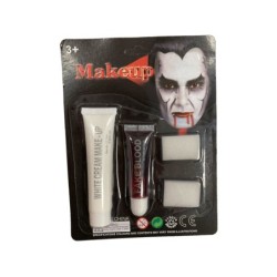 Sangre Artificial y Maquillaje de Crema Blanco en Tubo