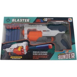 Bunder Lanza Dardos Blaster con 10 Dardos