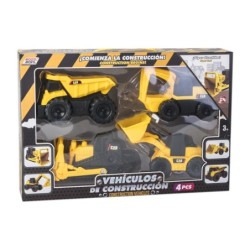 Set 4 Vehículos de Construcción