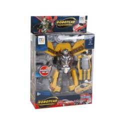 Coche Robot Convertible Amarillo