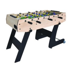 Futbolín plegable de 121X61X80 cm.