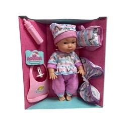 Muñeca 28 cm. con Sonidos y Accesorios