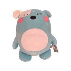 Peluche Almohada Perro de 40x33x14 cm. con Brillo en la Oscuridad
