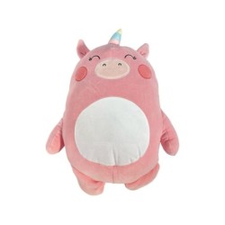 Peluche Almohada Unicornio de 44x33x14 cm. con Brillo en la Oscuridad