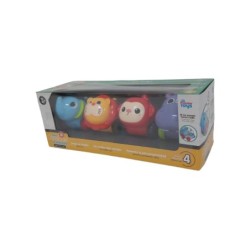 Set 4 Coches Infantiles Animalitos