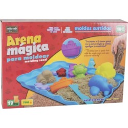 Arena Mágica 700 gr. con Accesorios 17 piezas
