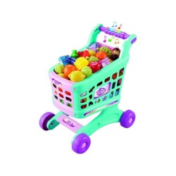 Carrito Supermercado Verde Música y Sonidos 19 Piezas 50x36x28cm