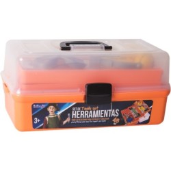 Caja Herramientas Con 48 Piezas 3 Pisos 37x18.5x17.5cm