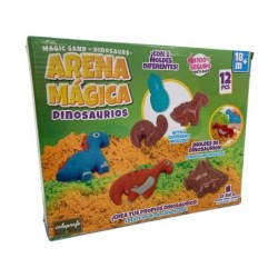 Arena Mágica Dinosaurios 2x250 g con Accesorios