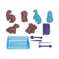 Arena Mágica Dinosaurios 2x250 g con Accesorios