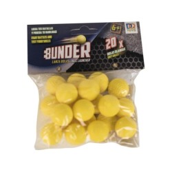 Bolas Bunder 2.2 cm. Para Lanzabolas 20 Unidades