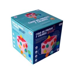 Cubo de Formas y Colores Madera