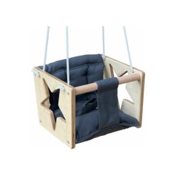 Columpio Asiento de Madera Diseño de Estrella