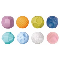 Set 8 Bolas Sensoriales Infantil con Formas y Texturas Variadas