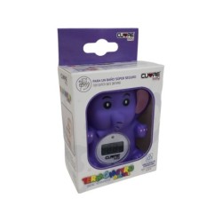 Termómetro Digital de Baño Elefante Morado con Alarma y Auto OFF