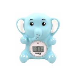 Termómetro Digital de Baño Elefante Azul con Alarma y Auto OFF