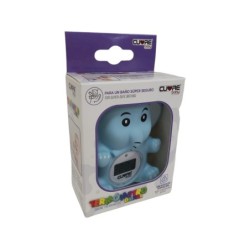 Termómetro Digital de Baño Elefante Azul con Alarma y Auto OFF