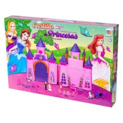 Castillo de Princesas Con Luces Sonidos y Accesorios 24x33x5cm