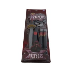 Set Armas Ninja con Nunchakus y Katana de 35 cm.