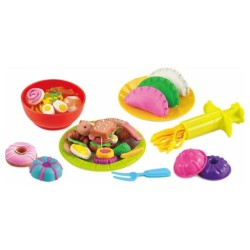 Maletín Masa de Moldear Set de Alimentos Dulces y Salados con Accesorios