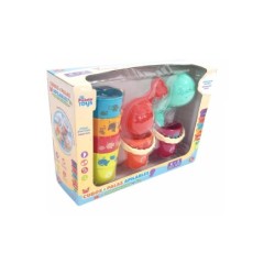 Conjunto Cubos y Palas Apilables 8 Piezas