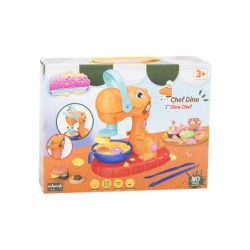 Set Dino Chef con 6 Botes de Plastilina