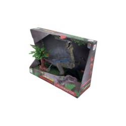 Dinosaurio 32 cm. velociraptor Andador con Luz y Sonido