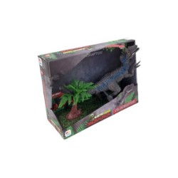 Dinosaurio 32 cm. velociraptor Andador con Luz y Sonido