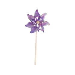 Molinillo de viento 16X37  cm. Morado
