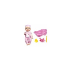 Muñeca 33 cm. Con Bañera y Accesorios