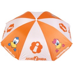 Parasol de 180 cm. Nylon Juguetilandia