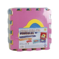 Set EVA Puzzle Suelo Vehículos 10 Piezas