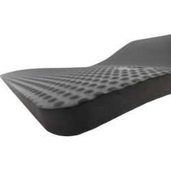 Esterilla Negra Antibacterial Gimnasio 600x1800x14 mm. Dureza 35°