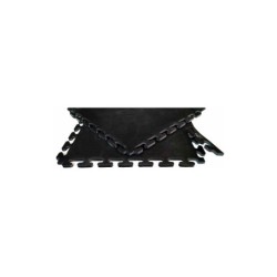 Set 4 Piezas Suelo Gimnasio 515X515X10 mm. Color Negro Dureza 80°