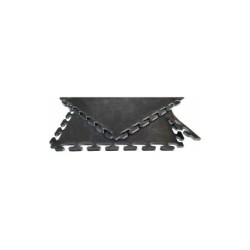 Set 4 Piezas Suelo Gimnasio 515X515X10 mm. Color Gris Dureza 80°