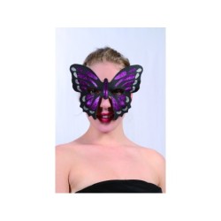 Antifaz Glitter Mariposa Morada