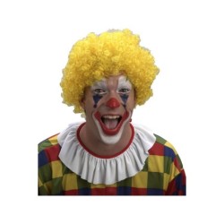 Peluca para Adulto de Payaso Amarillo